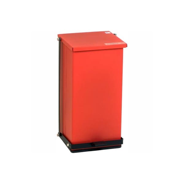 Detecto Detecto Red Baked Epoxy Steel Step-On Can, 32 Quart P-32R - main